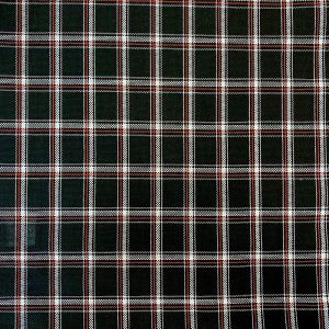 Alternative view of Red, Black and White Plaid Seat Fabric for VW Golf Mk1 (FW1)