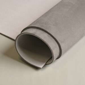 Alternative view of Premium Vehicle Headlining Fabric A83 Medium Grey Microfiber Suede Look