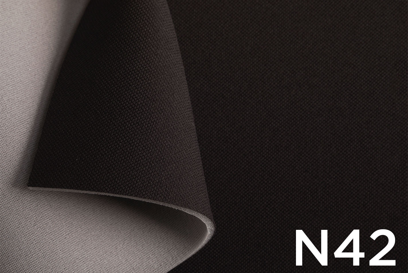 Premium Vehicle Headlining Fabric N42 Medium Black